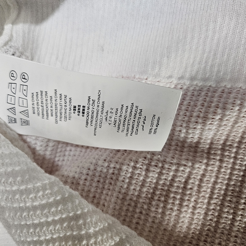 NEW Michael Kors Coral White Colorblock Dolman Sleeve Sweater Medium - Picture 8 of 8